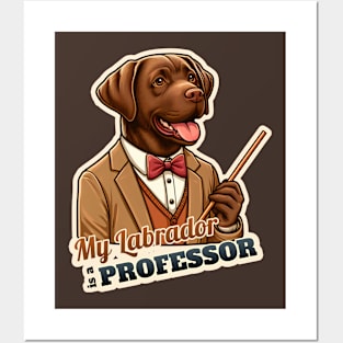 Professor Labrador Retriever Posters and Art